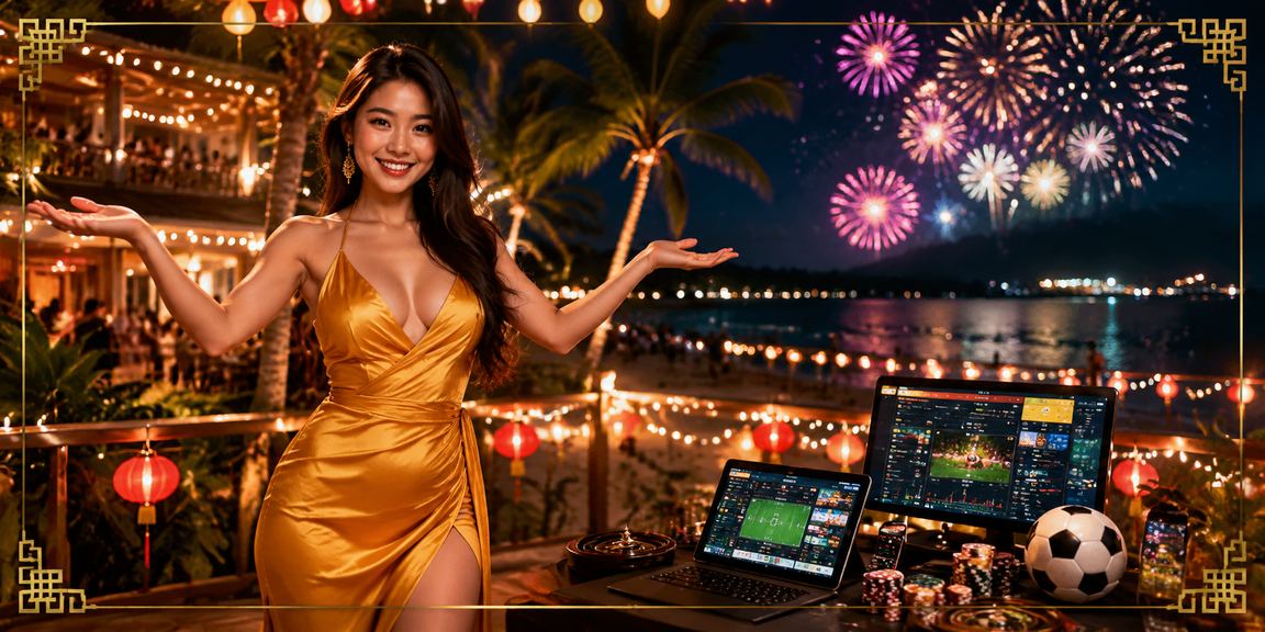 Khung cảnh nghỉ dưỡng Phú Quốc với không khí giải trí casino và đặt cược ven biển